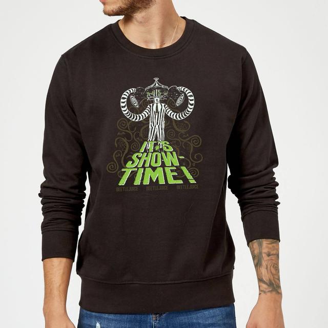 Beetlejuice It's Show-Time Sweatshirt - Black - M on Productcaster.