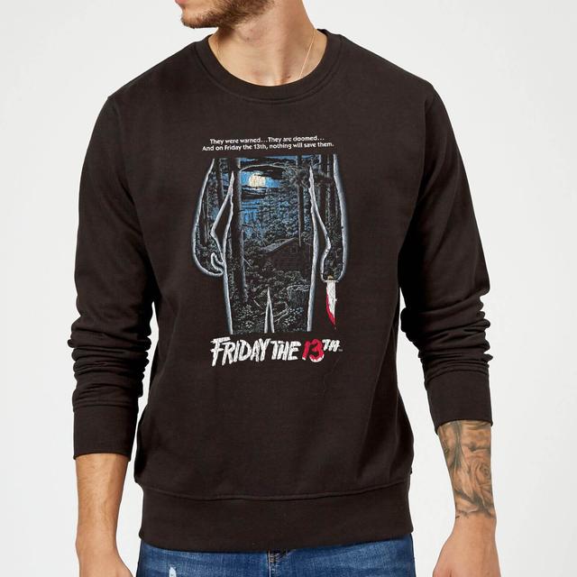 Sudadera con póster vintage Friday the 13th - Negro - XL - Negro on Productcaster.