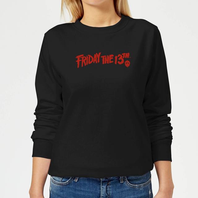 Sudadera Friday the 13th Logo para mujer - Negro - XXL - Negro on Productcaster.