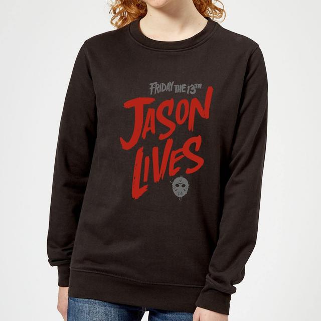 Sudadera para mujer Friday the 13th Jason Lives - Negro - XS - Negro on Productcaster.