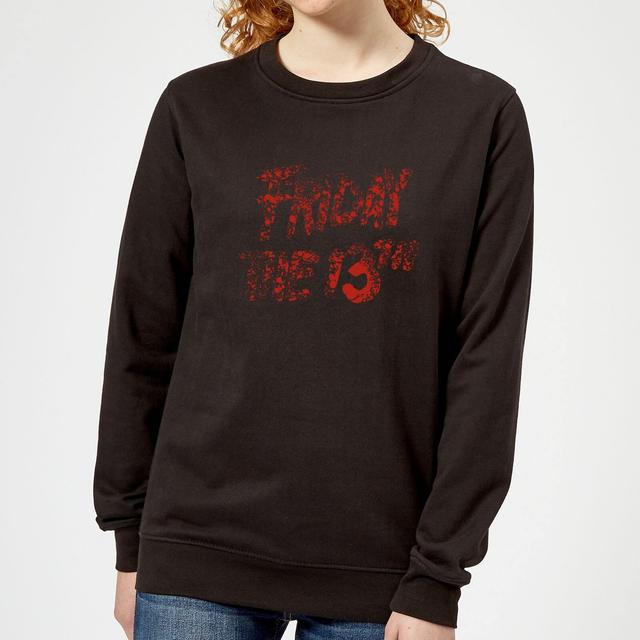 Sudadera para mujer Friday the 13th Logo Blood - Negro - XS - Negro on Productcaster.