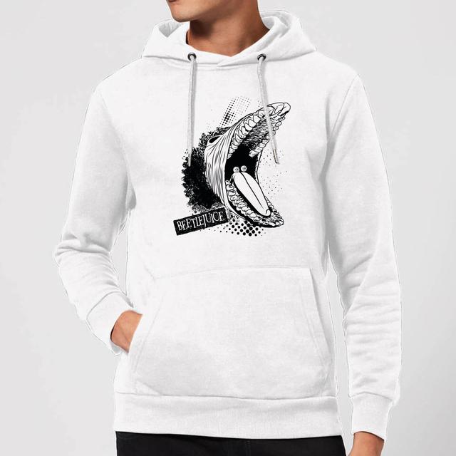 Beetlejuice Barbara Monster Hoodie - White - L - Weiß on Productcaster.