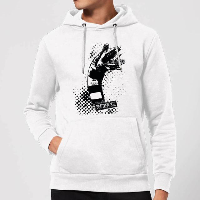 Beetlejuice Sandworm Attack Hoodie - White - M - Weiß on Productcaster.