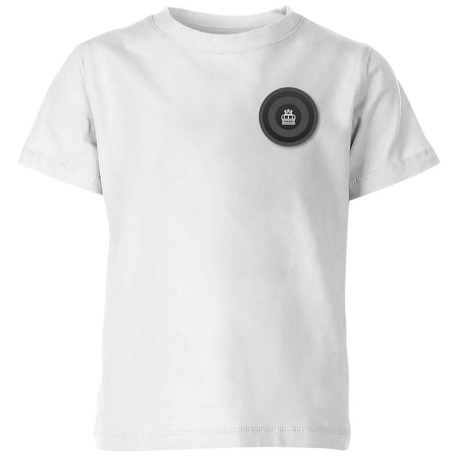 Black Checker Pocket Print Kids' T-Shirt - White - 11-12 Jahre - Weiß on Productcaster.