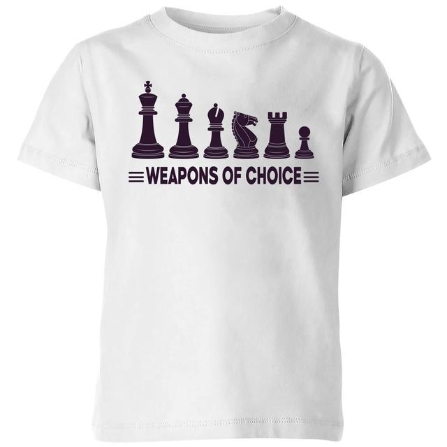 Weapons Of Choice Kids' T-Shirt - White - 3-4 Jahre - Weiß on Productcaster.