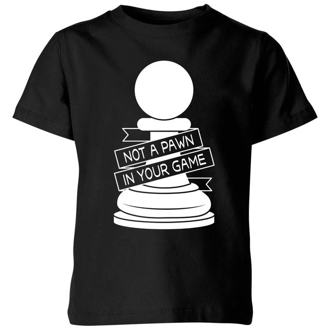 Pawn Chess Piece Kids' T-Shirt - Black - 11-12 Jahre - Schwarz on Productcaster.