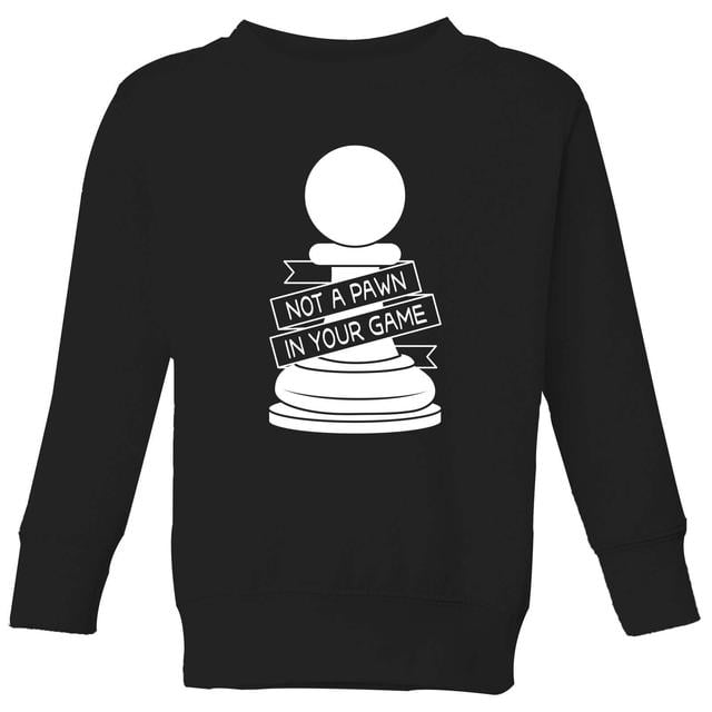 Pawn Chess Piece Kids' Sweatshirt - Black - 3-4 Jahre - Schwarz on Productcaster.