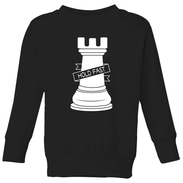 Rook Chess Piece Kids' Sweatshirt - Black - 9-10 Jahre - Schwarz on Productcaster.