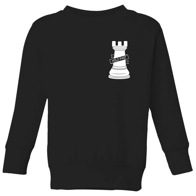 Hold Fast Pocket Print Kids' Sweatshirt - Black - 3-4 Jahre - Schwarz on Productcaster.