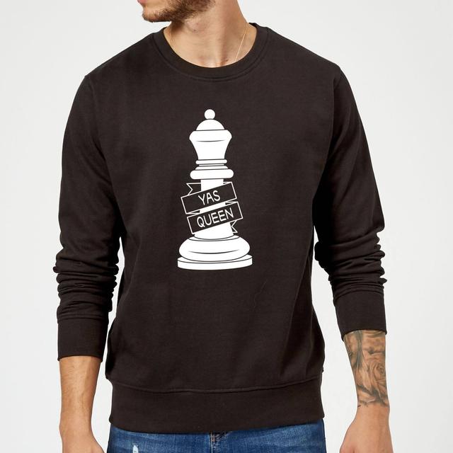 Queen Chess Piece Yas Queen Sweatshirt - Black - XL - Schwarz on Productcaster.