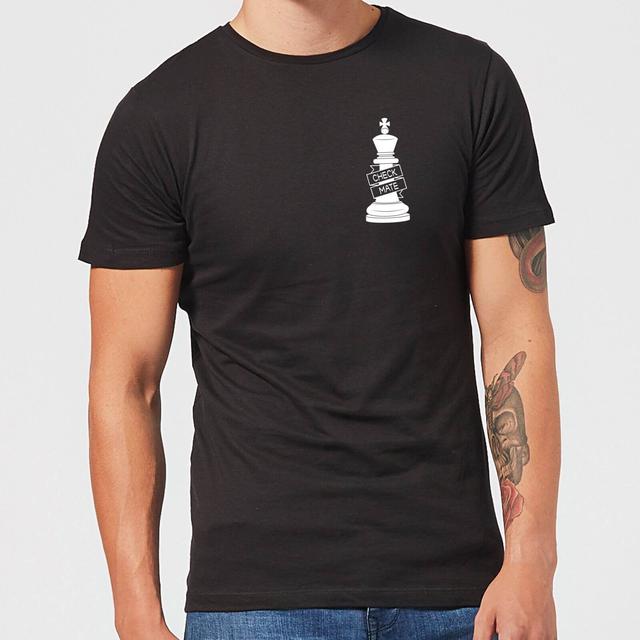 Check Mate Pocket Print Men's T-Shirt - Black - XXL - Schwarz on Productcaster.