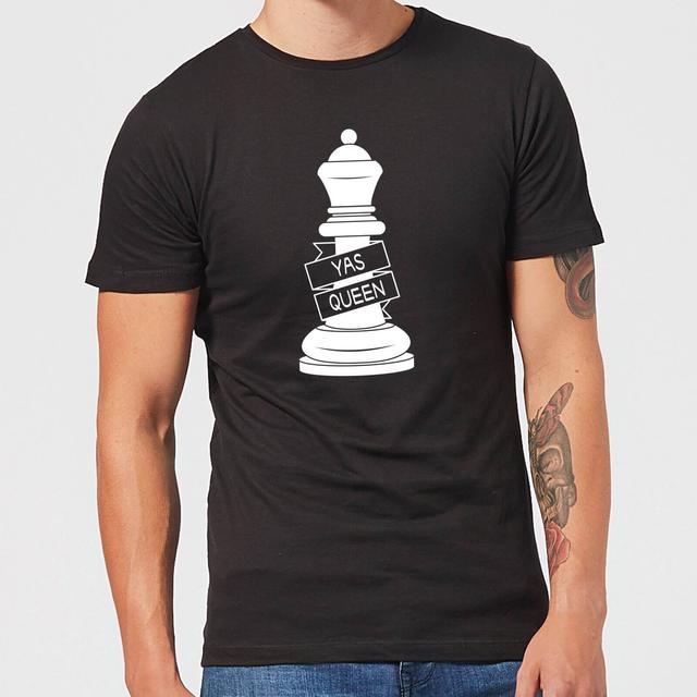 Queen Chess Piece Yas Queen Men's T-Shirt - Black - M - Schwarz on Productcaster.