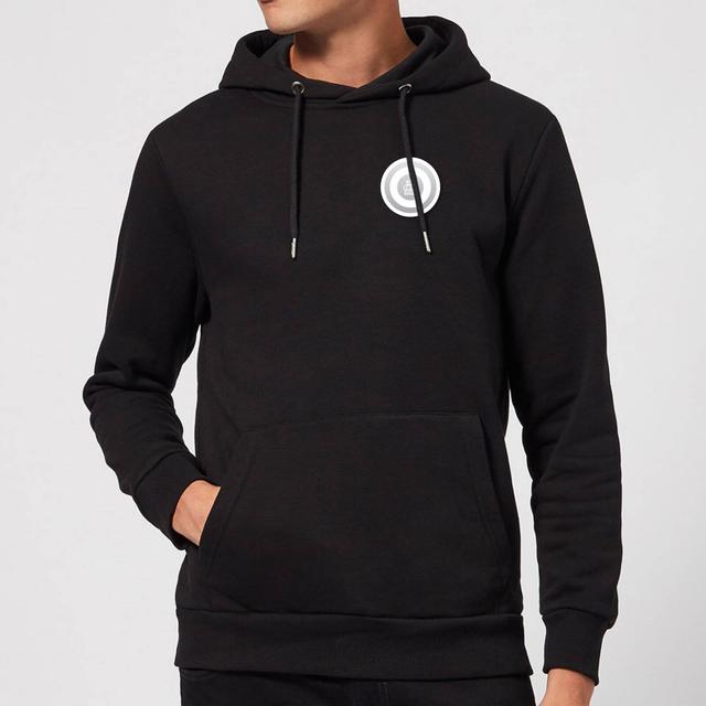 White Checker Pocket Print Hoodie - Black - XXL - Schwarz on Productcaster.