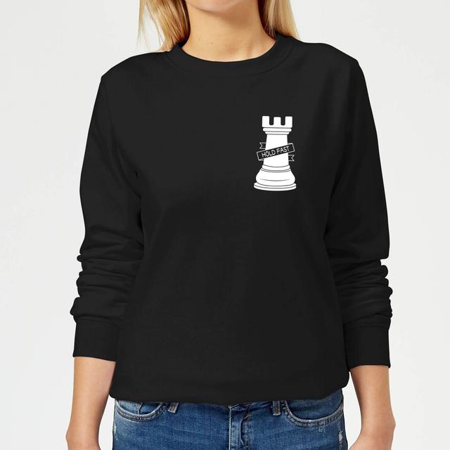 Hold Fast Pocket Print Women's Sweatshirt - Black - L - Schwarz on Productcaster.