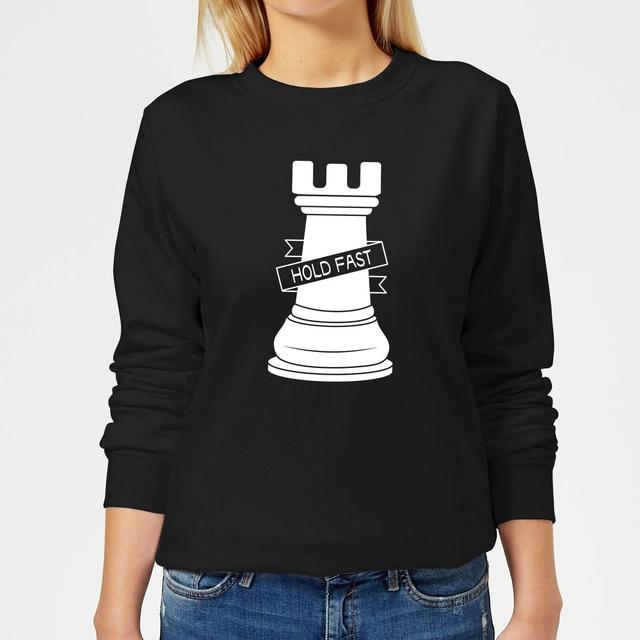 Rook Chess Piece Women's Sweatshirt - Black - S - Schwarz on Productcaster.