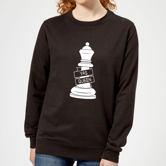 Queen Chess Piece Yas Queen Women's Sweatshirt - Black - S - Schwarz on Productcaster.