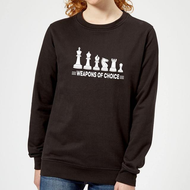 Weapons Of Choice Monochrome Women's Sweatshirt - Black - L - Schwarz on Productcaster.