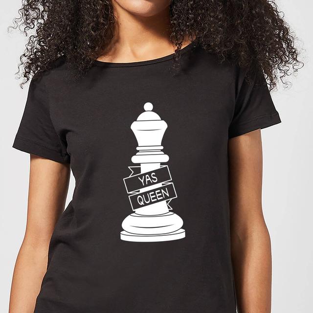 Queen Chess Piece Yas Queen Women's T-Shirt - Black - XL - Schwarz on Productcaster.