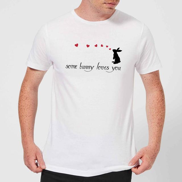 Some Bunny Loves You Men's T-Shirt - White - L - White on Productcaster.