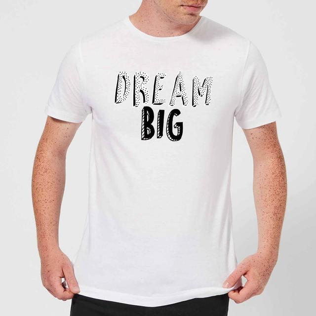 Dream Big Dark Men's T-Shirt - White - L - Weiß on Productcaster.