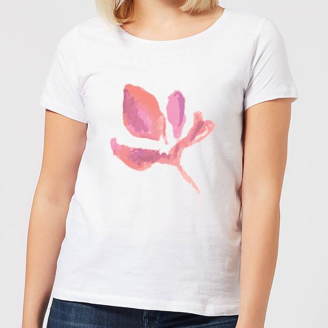 Flower 14 Women's T-Shirt - White - M - Weiß on Productcaster.