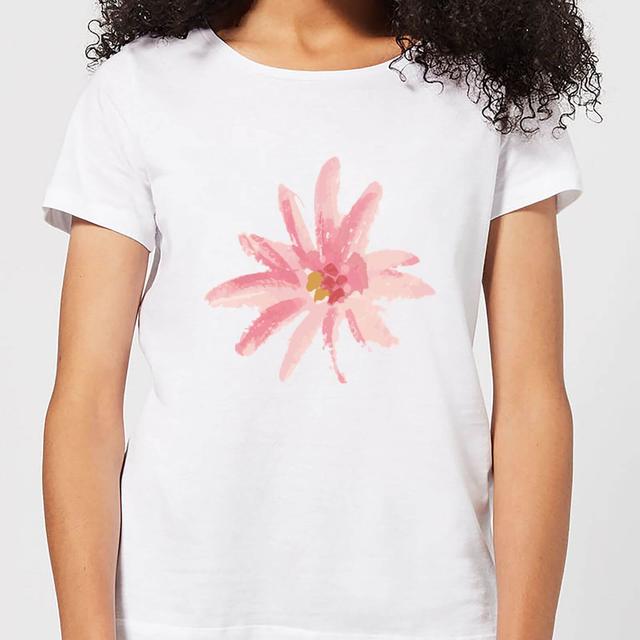 Flower 6 Women's T-Shirt - White - L - Weiß on Productcaster.