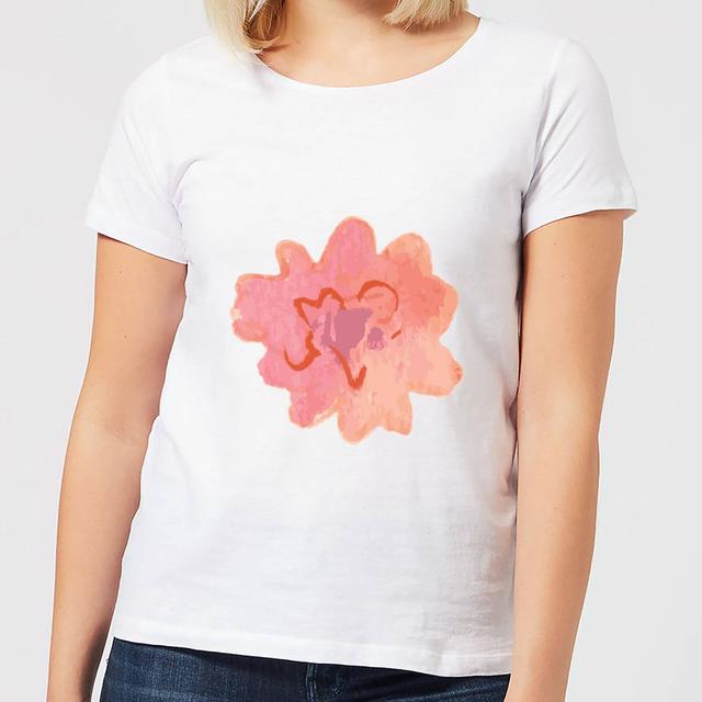 Flower 12 Women's T-Shirt - White - L - Weiß on Productcaster.