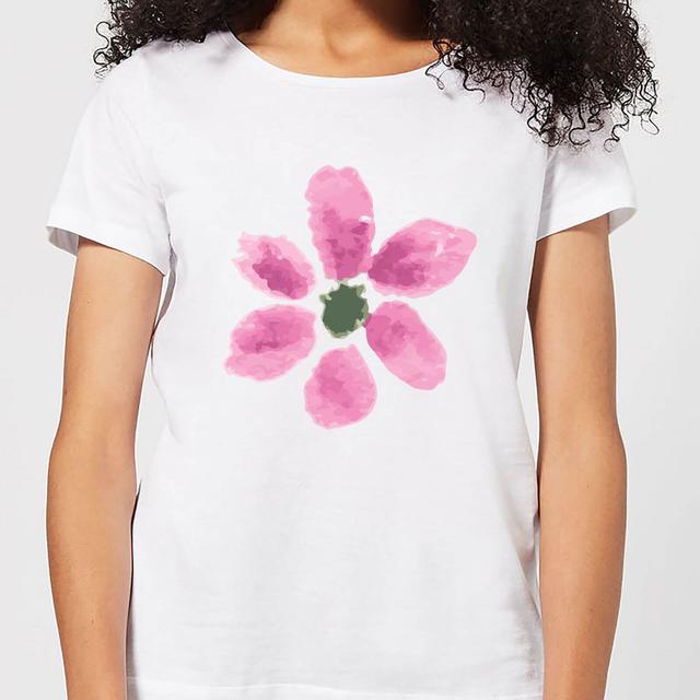 Flower 7 Women's T-Shirt - White - XL - White on Productcaster.