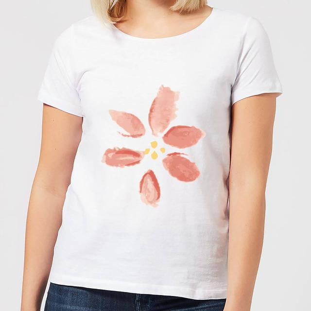 Flower 8 Women's T-Shirt - White - XL - Weiß on Productcaster.