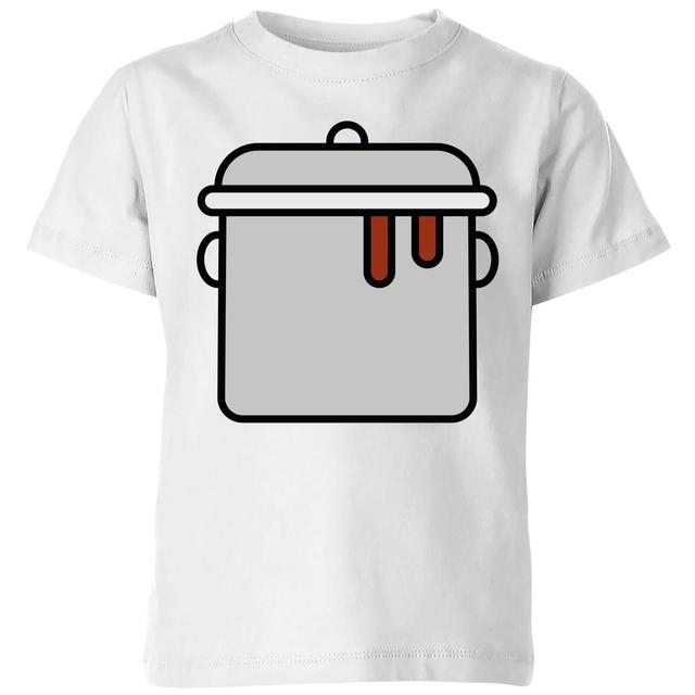 Cooking Pot Kids' T-Shirt - 11-12 Jahre - Weiß on Productcaster.