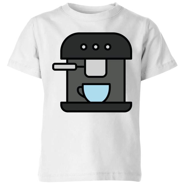 Cooking Coffee Machine Kids' T-Shirt - 3-4 Jahre - Weiß on Productcaster.