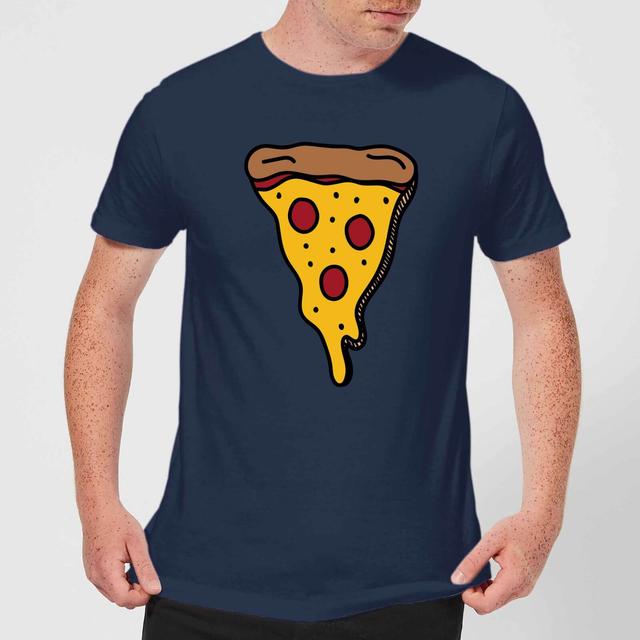 Cooking Pizza Slice Men's T-Shirt - S - Marineblau on Productcaster.