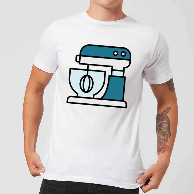 Cooking Whisk Men's T-Shirt - XL - White on Productcaster.