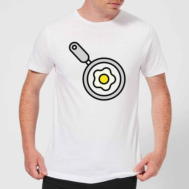 Cooking Fried Egg In A Pan Men's T-Shirt - S on Productcaster.