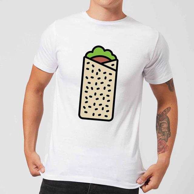 Cooking Burrito Men's T-Shirt - XXL - Weiß on Productcaster.