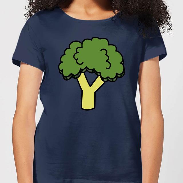 Cooking Broccoli Women's T-Shirt - M - Navy on Productcaster.