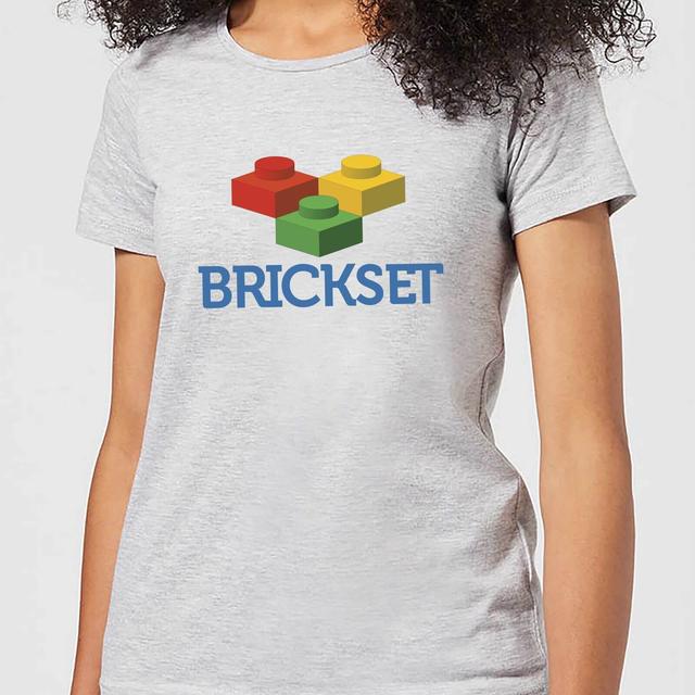 Brickset Logo Women's T-Shirt - Grey - L - Grau on Productcaster.