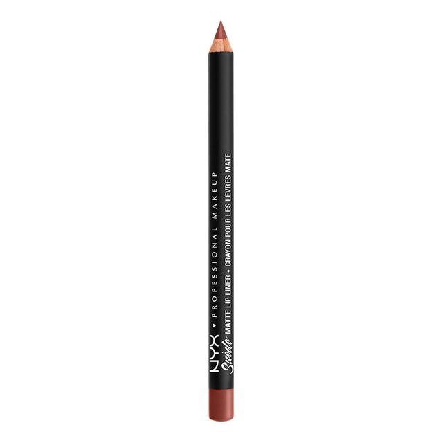 NYX Professional Makeup Suede Matte Lip Liner 1g (Various Shades) - Alabama - Deep Purple Red on Productcaster.