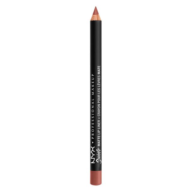 NYX Professional Makeup Suede Matte Lip Liner 1g (Various Shades) - Free Spirit - Medium Pinkish Nude on Productcaster.