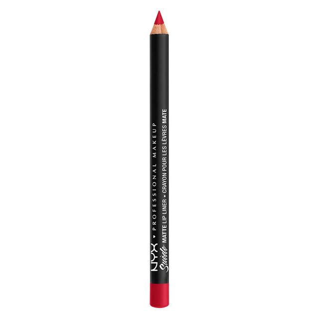 NYX Professional Makeup Suede Matte Lip Liner 1g (Various Shades) - Spicy - True Red on Productcaster.