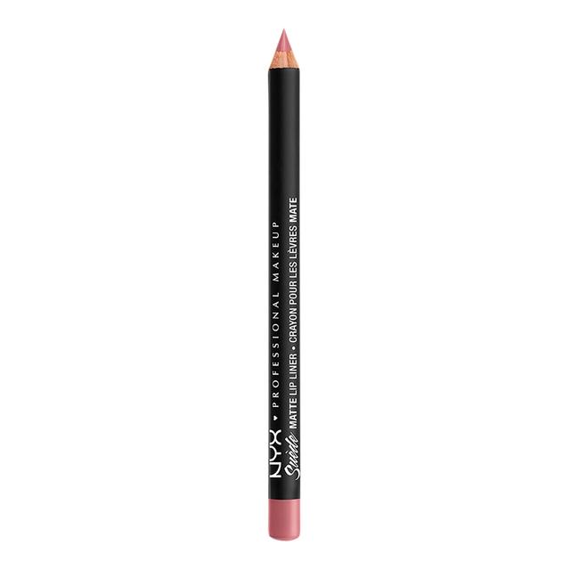 NYX Professional Makeup Suede Matte Lip Liner 1g (Various Shades) - Tea & Cookies - Deep Pale Pink on Productcaster.