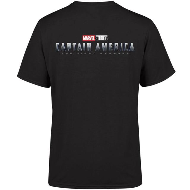 Marvel 10 Year Anniversary Captain America Camiseta de Hombre - Negra - L on Productcaster.