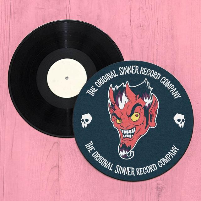 The Original Sinner Record Company Record Player Slip Mat on Productcaster.