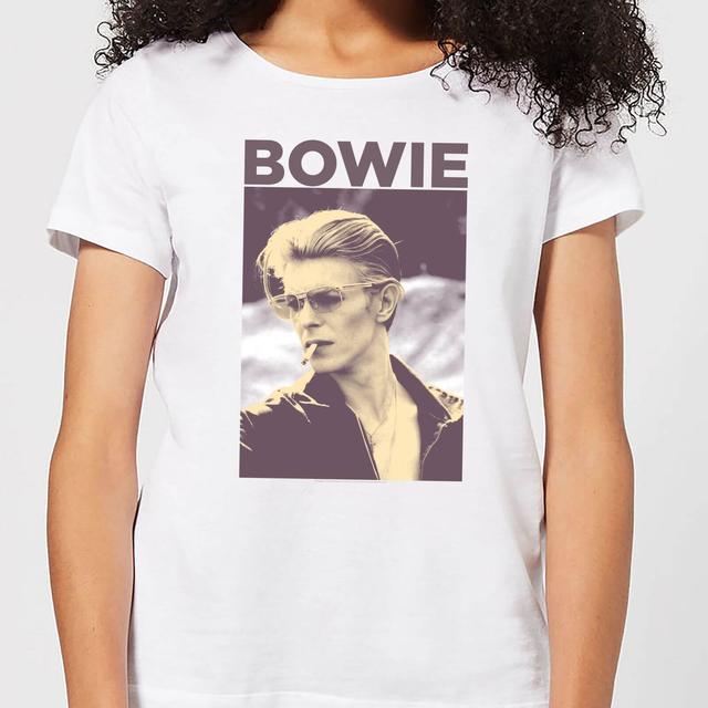 Camiseta Smoke para mujer de David Bowie - Blanco - XL on Productcaster.