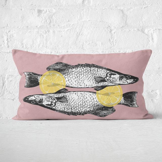 Tinned Fish Rectangular Cushion - 30x50cm - Soft Touch on Productcaster.