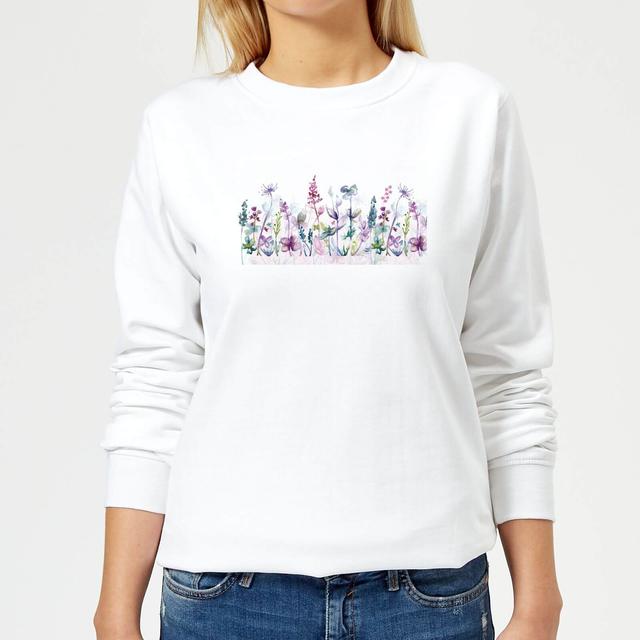 Flower Meadow Women's Sweatshirt - White - XL - Weiß on Productcaster.