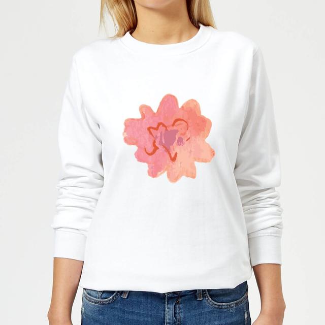 Flower 12 Women's Sweatshirt - White - XS - Weiß on Productcaster.