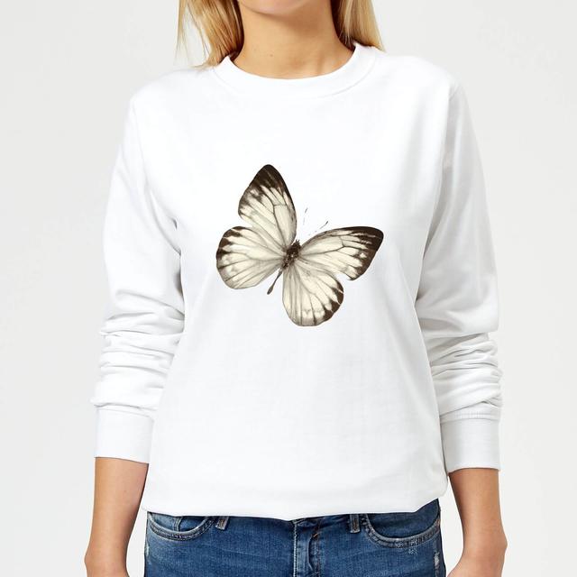 Butterfly 3 Women's Sweatshirt - White - XXL - Weiß on Productcaster.