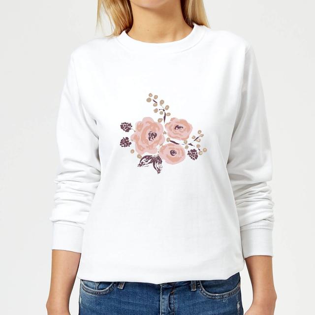 Roses & Grapes Women's Sweatshirt - White - XXL - Weiß on Productcaster.