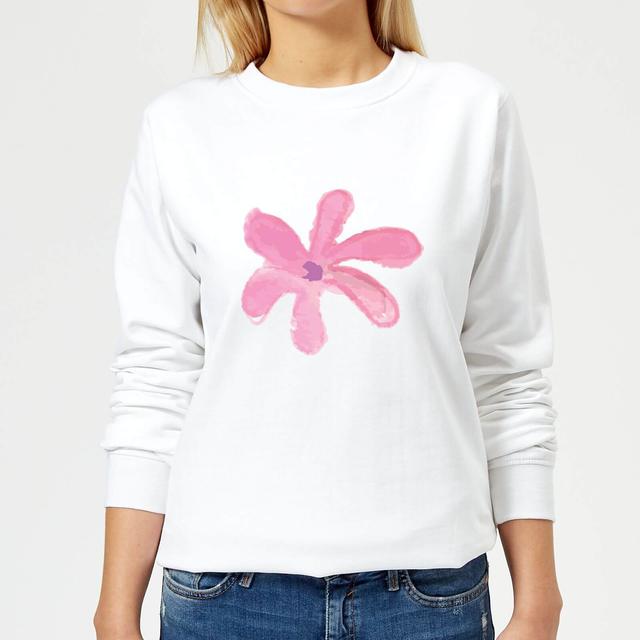 Flower 11 Women's Sweatshirt - White - XXL - Weiß on Productcaster.